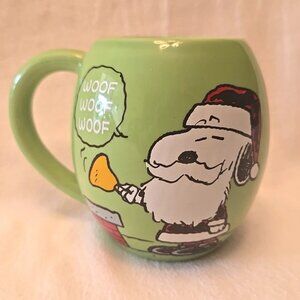 Snoopy as Santa Claus & Woodstock - Peanuts - Christmas Oversize 20 oz. Mug.